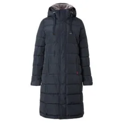 B Vertigo Juliana Womens Padded Parka Jacket - Dark Navy