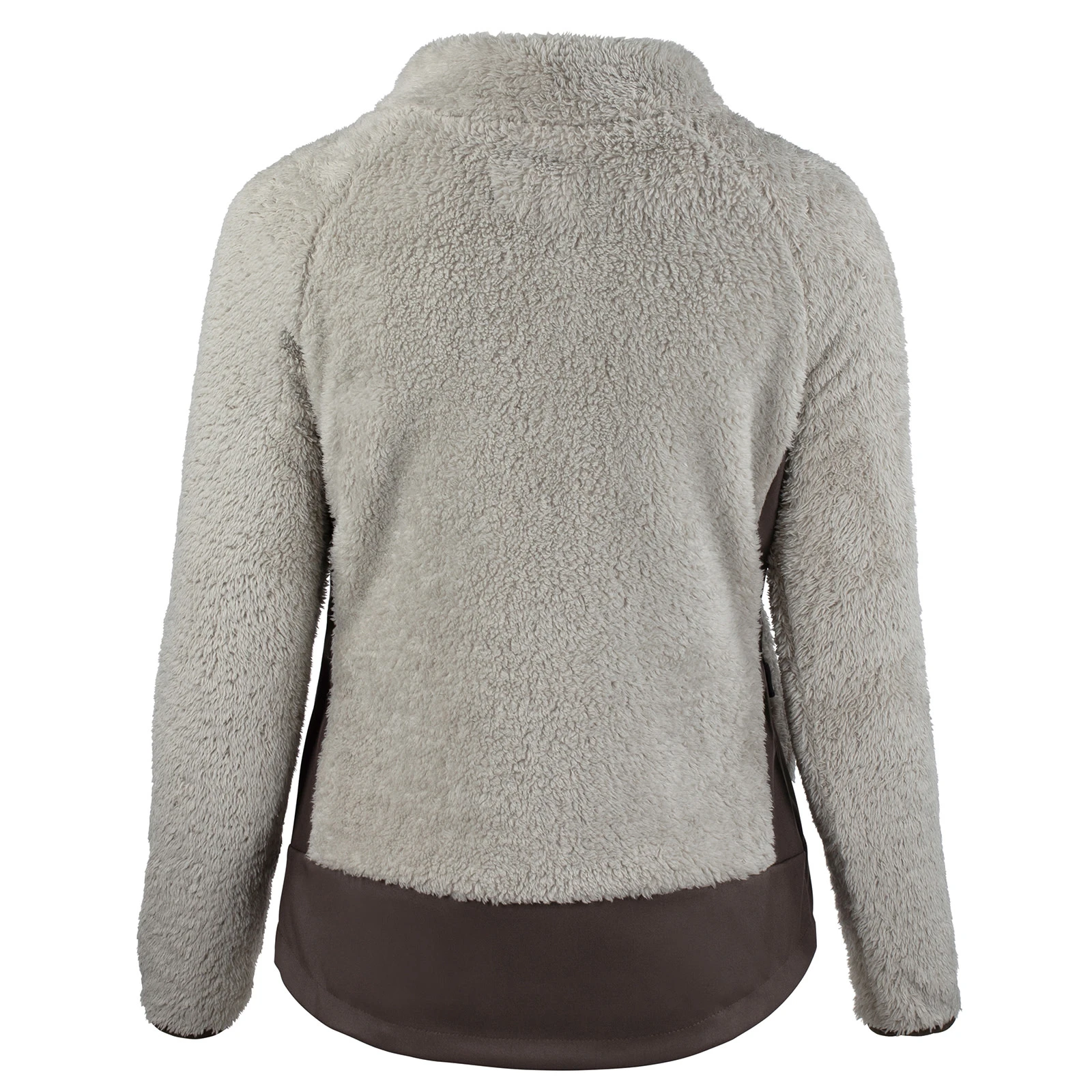 Horze Deanne Womens Softshell Fleece Jacket - Feather Gray/Bracken 4 Horze Deanne Womens Softshell Fleece Jacket - Feather Gray/Bracken - Image 2