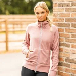 Horze Ellie Womens Fleece Jacket - Ash Rose -Equinavia Shop 043d930e 2300 4575 9c1b cb6e9ce2d94933741 GPI 34e6b566c0206801b70345e88c799ac4485bf32b