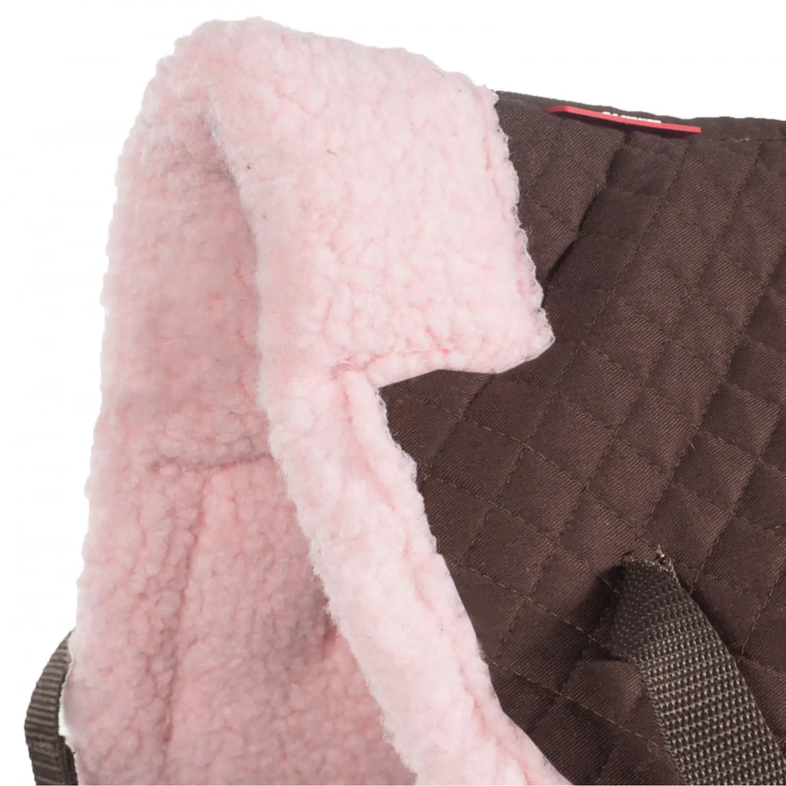 Horze Fur Half Pad - Pink 4 Horze Fur Half Pad - Pink - Image 2