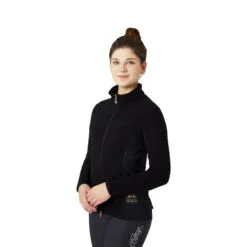B Vertigo Darcey Womens Breathable Mesh And Fleece Jacket - Anthracite Grey