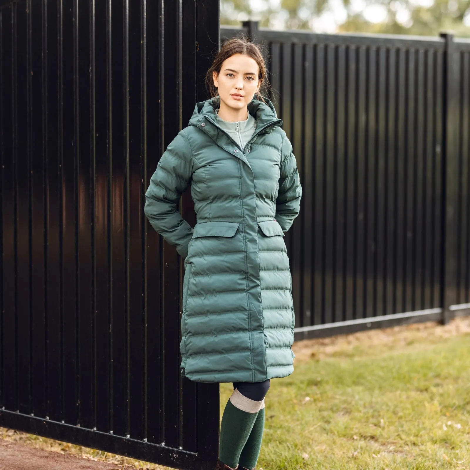 B Vertigo Celeste Womens Waterproof Parka Jacket - Jungle Green 13 B Vertigo Celeste Womens Waterproof Parka Jacket - Jungle Green - Image 11