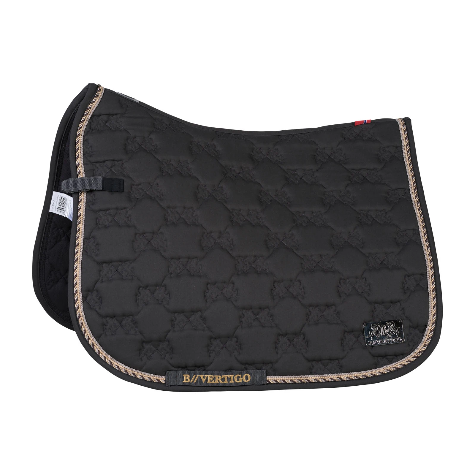B Vertigo Monaco Dressage Saddle Pad - Dark Navy 3 B Vertigo Monaco Dressage Saddle Pad - Dark Navy