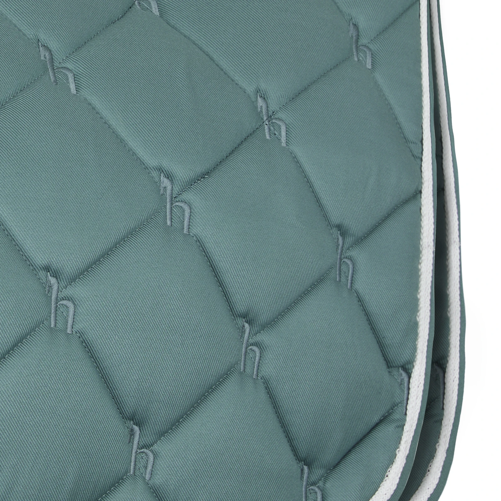 Horze Ghent Quick Dry Dressage Saddle Pad With Faux Fur - Arctic Blue 4 Horze Ghent Quick Dry Dressage Saddle Pad With Faux Fur - Arctic Blue - Image 2