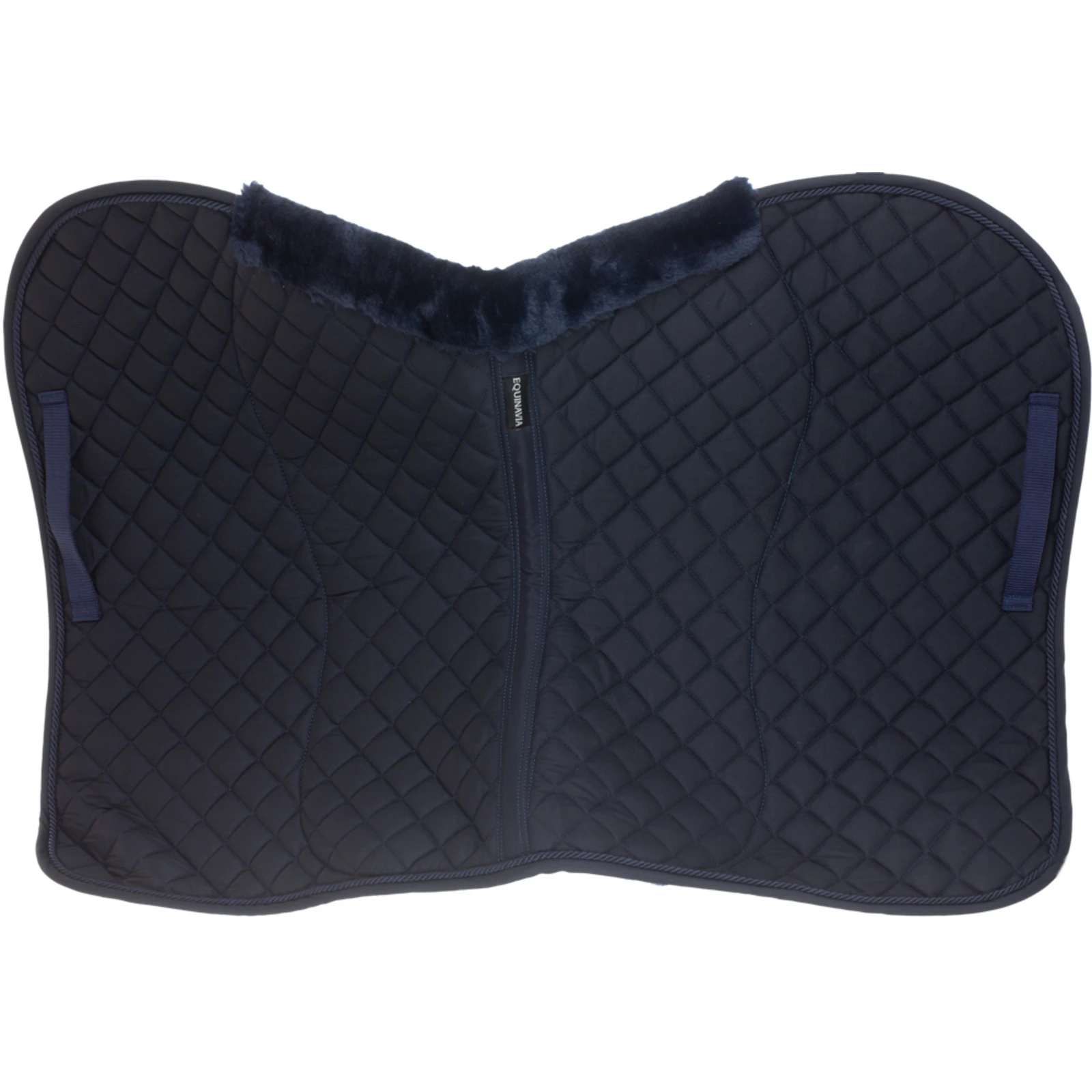 Equinavia Oslo All Purpose Ultra Fleece Square Pad - Navy/Navy 4 Equinavia Oslo All Purpose Ultra Fleece Square Pad - Navy/Navy - Image 2