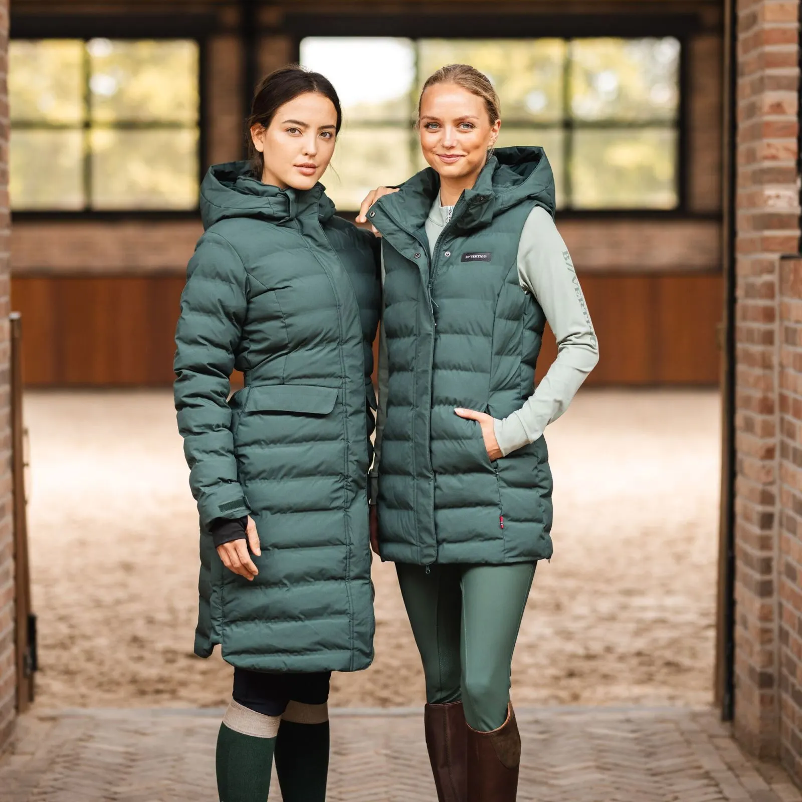 B Vertigo Celeste Womens Waterproof Vest - Jungle Green 6 B Vertigo Celeste Womens Waterproof Vest - Jungle Green - Image 4