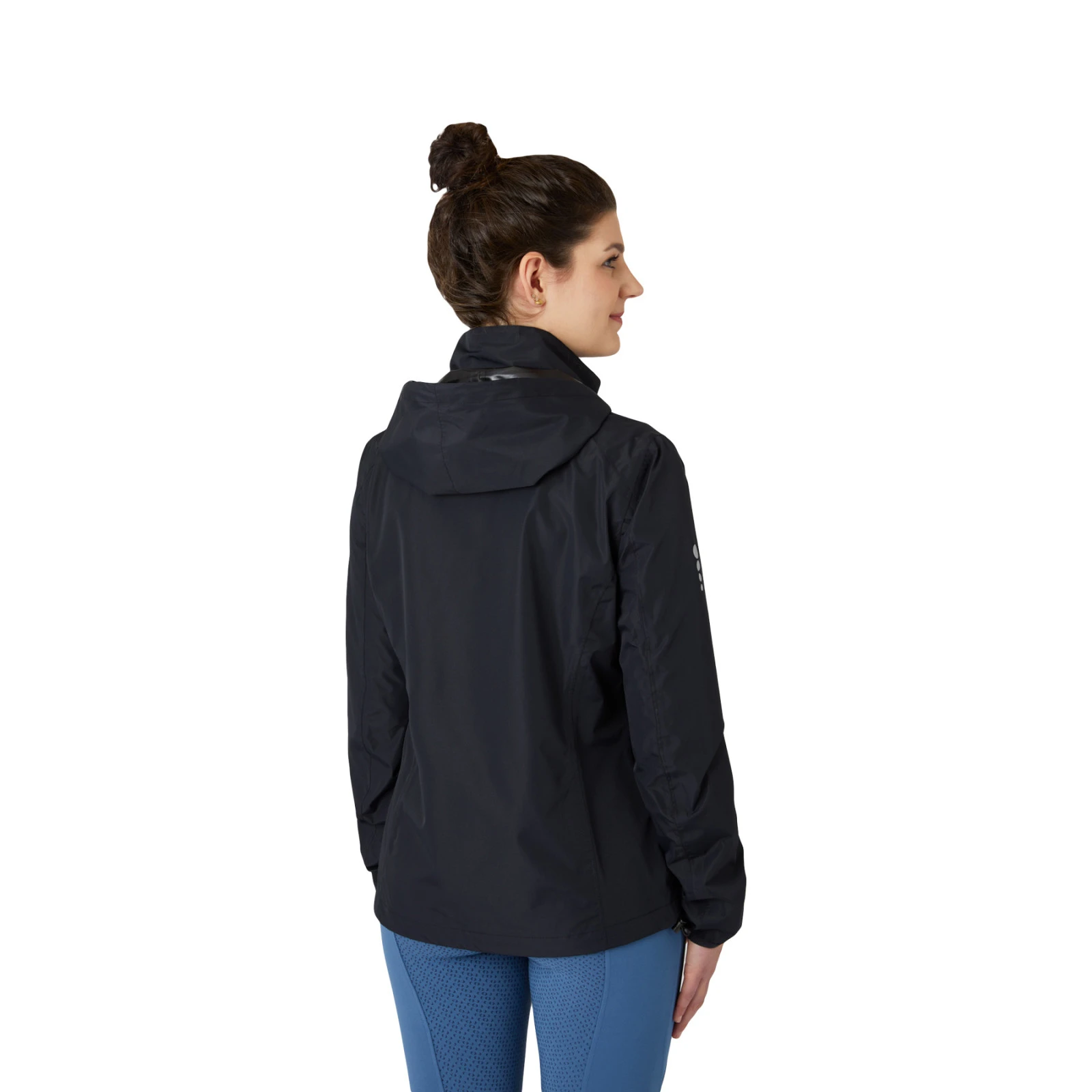 Horze Stella Waterproof Shell Jacket - Dark Navy 4 Horze Stella Waterproof Shell Jacket - Dark Navy - Image 2