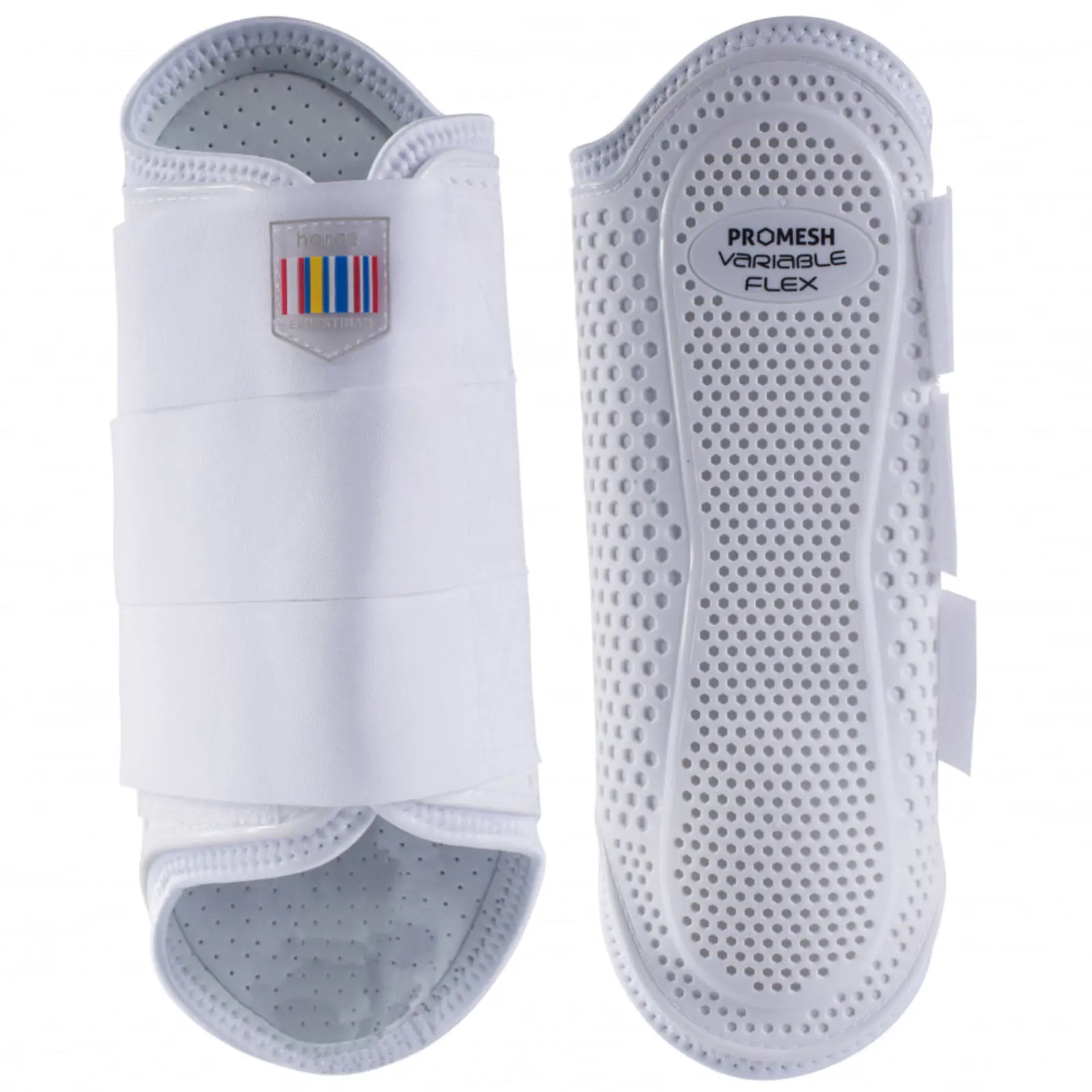 Horze Anchor Hybrid Splint Boots - White 3 Horze Anchor Hybrid Splint Boots - White