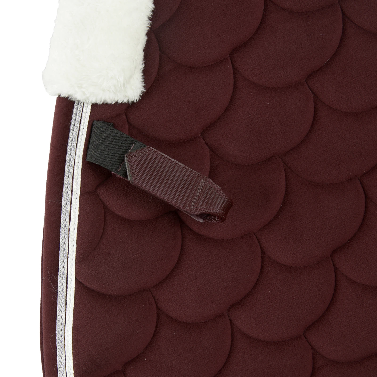 Horze Geneva Dressage Saddle Pad - Merlot 5 Horze Geneva Dressage Saddle Pad - Merlot - Image 3