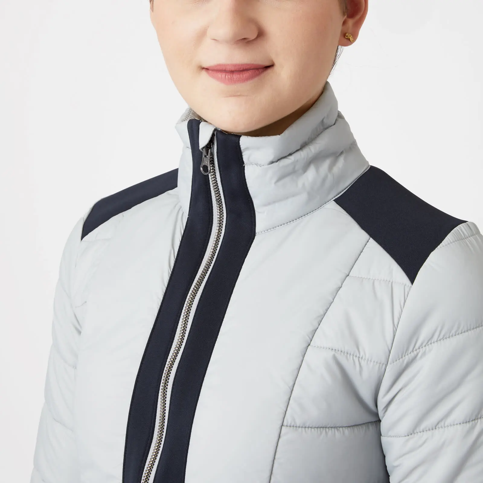 Horze Cameron Womens Hybrid Jacket - Harbour Mist 4 Horze Cameron Womens Hybrid Jacket - Harbour Mist - Image 2