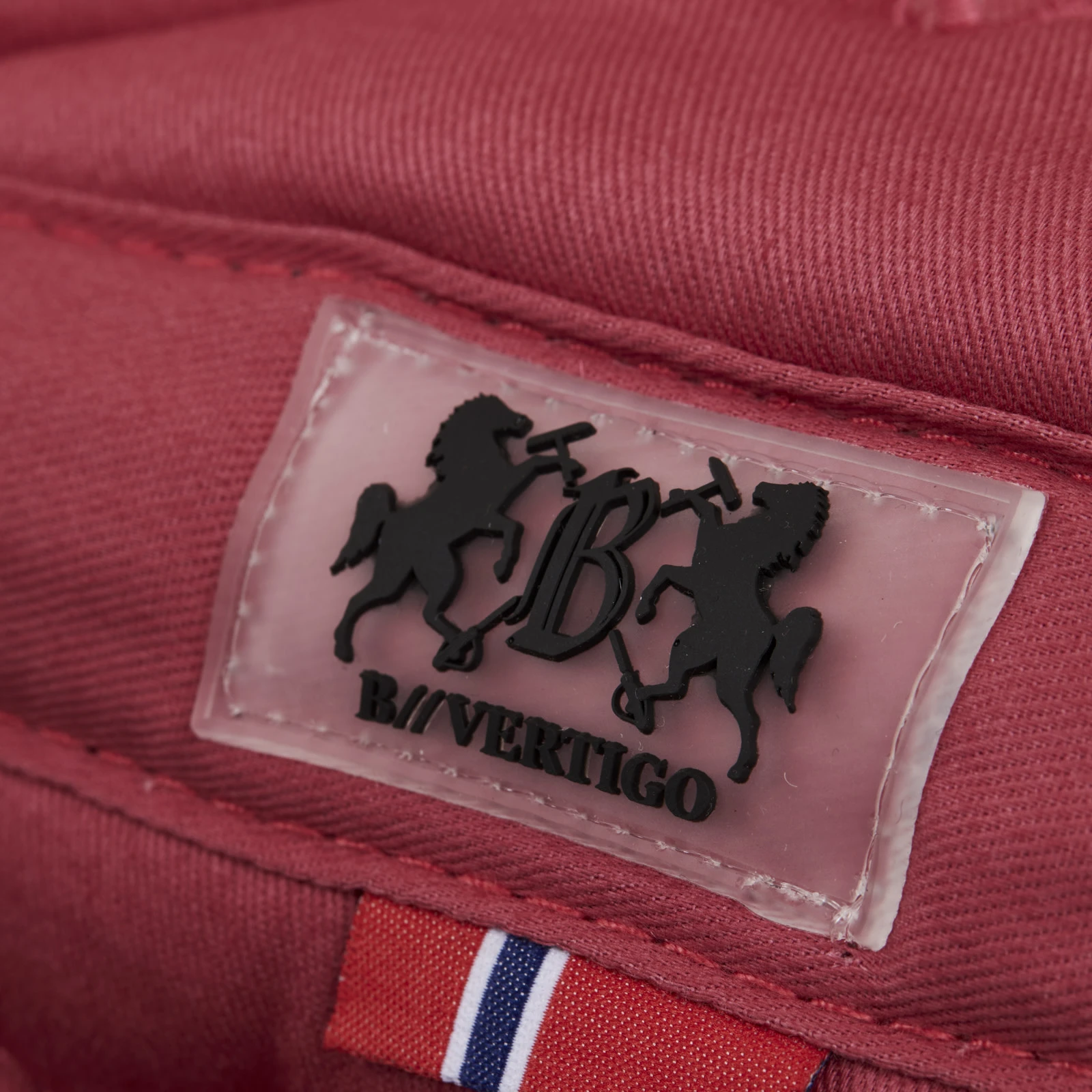 B Vertigo Laurel Quick Dry Dressage Saddle Pad - Mineral Red 5 B Vertigo Laurel Quick Dry Dressage Saddle Pad - Mineral Red - Image 3