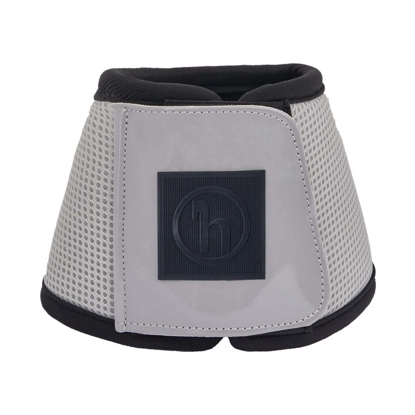 Horze Smoky Twilight Air Mesh Bell Boots - Quiet Grey 4 Horze Smoky Twilight Air Mesh Bell Boots - Quiet Grey - Image 2