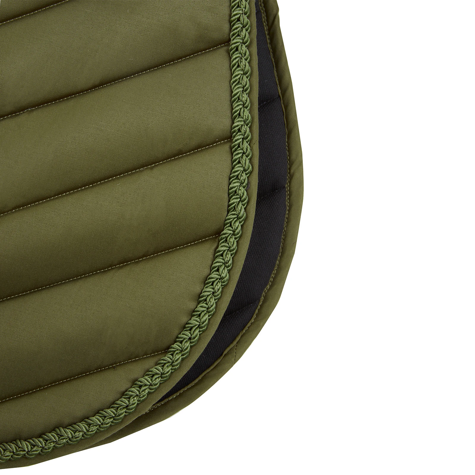 Horze Victoria Dressage Saddle Pad - Beetle Khaki Green 4 Horze Victoria Dressage Saddle Pad - Beetle Khaki Green - Image 2