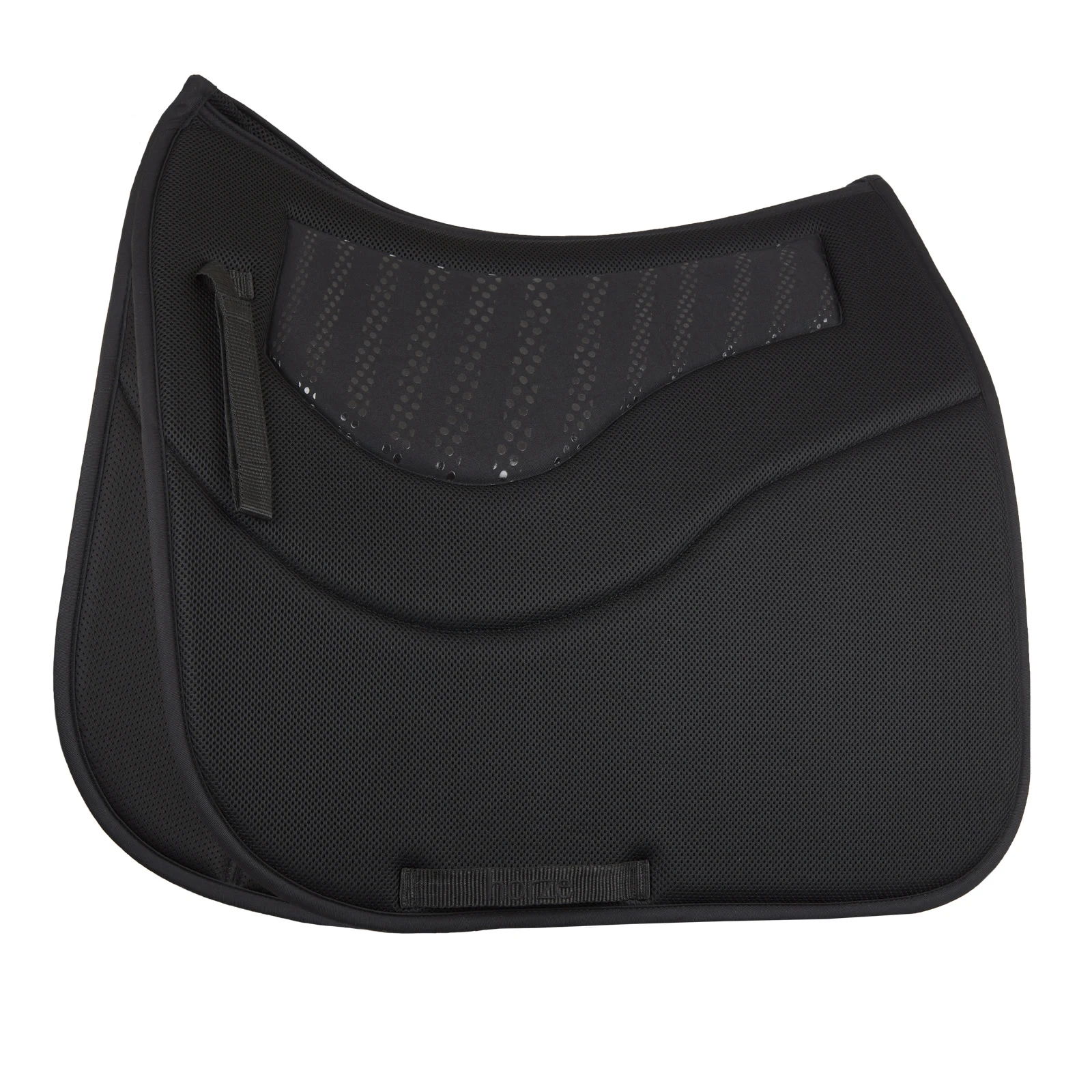 Horze Phoenix Dressage Saddle Pad - Black 3 Horze Phoenix Dressage Saddle Pad - Black