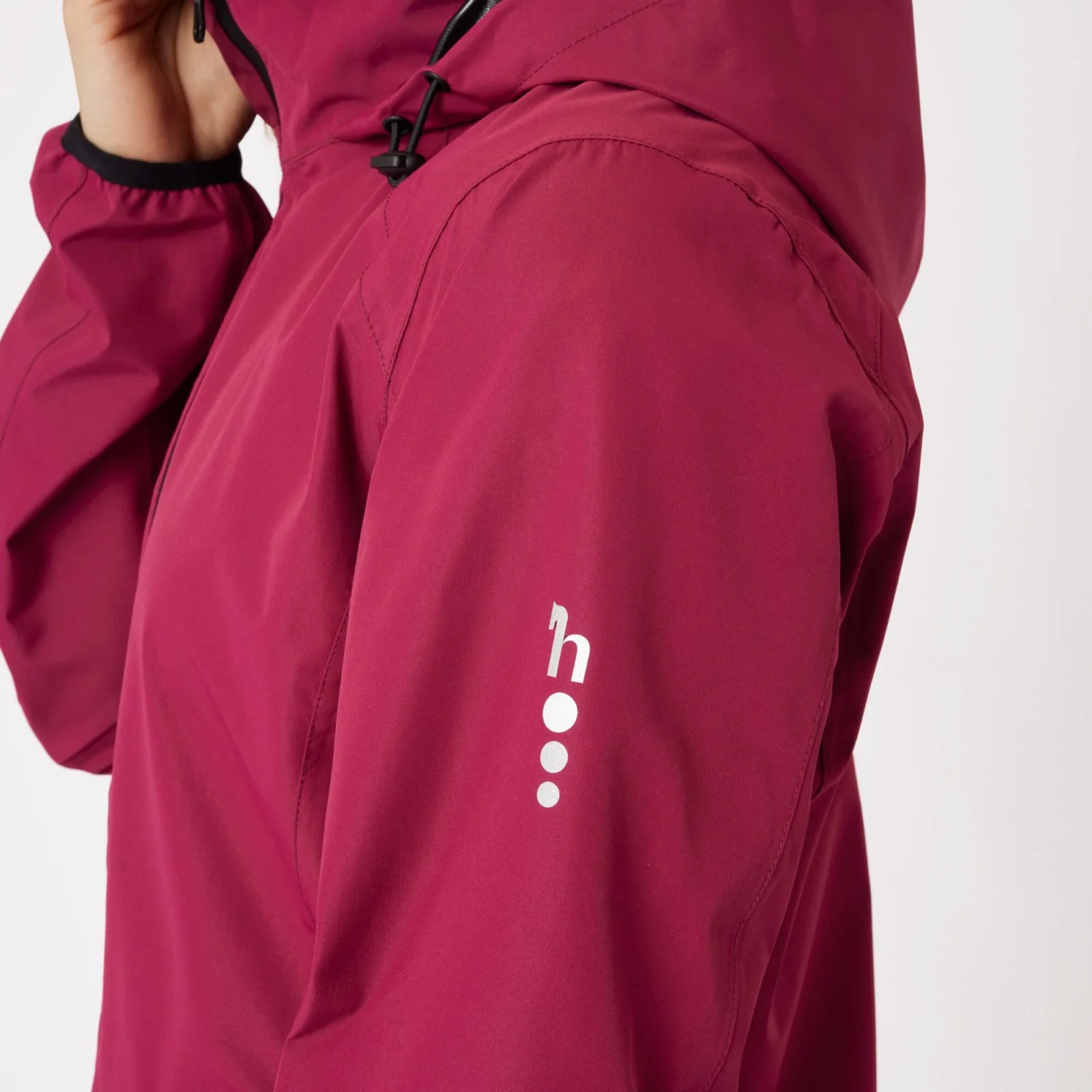 Horze Stella Waterproof Shell Jacket - Anemone Dark Pink 12 Horze Stella Waterproof Shell Jacket - Anemone Dark Pink - Image 10