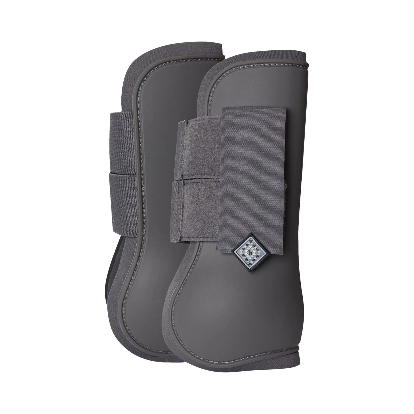 Horze Chicago Tendon Open Front Horse Boots - Smoked Pearl Grey 3 Horze Chicago Tendon Open Front Horse Boots - Smoked Pearl Grey