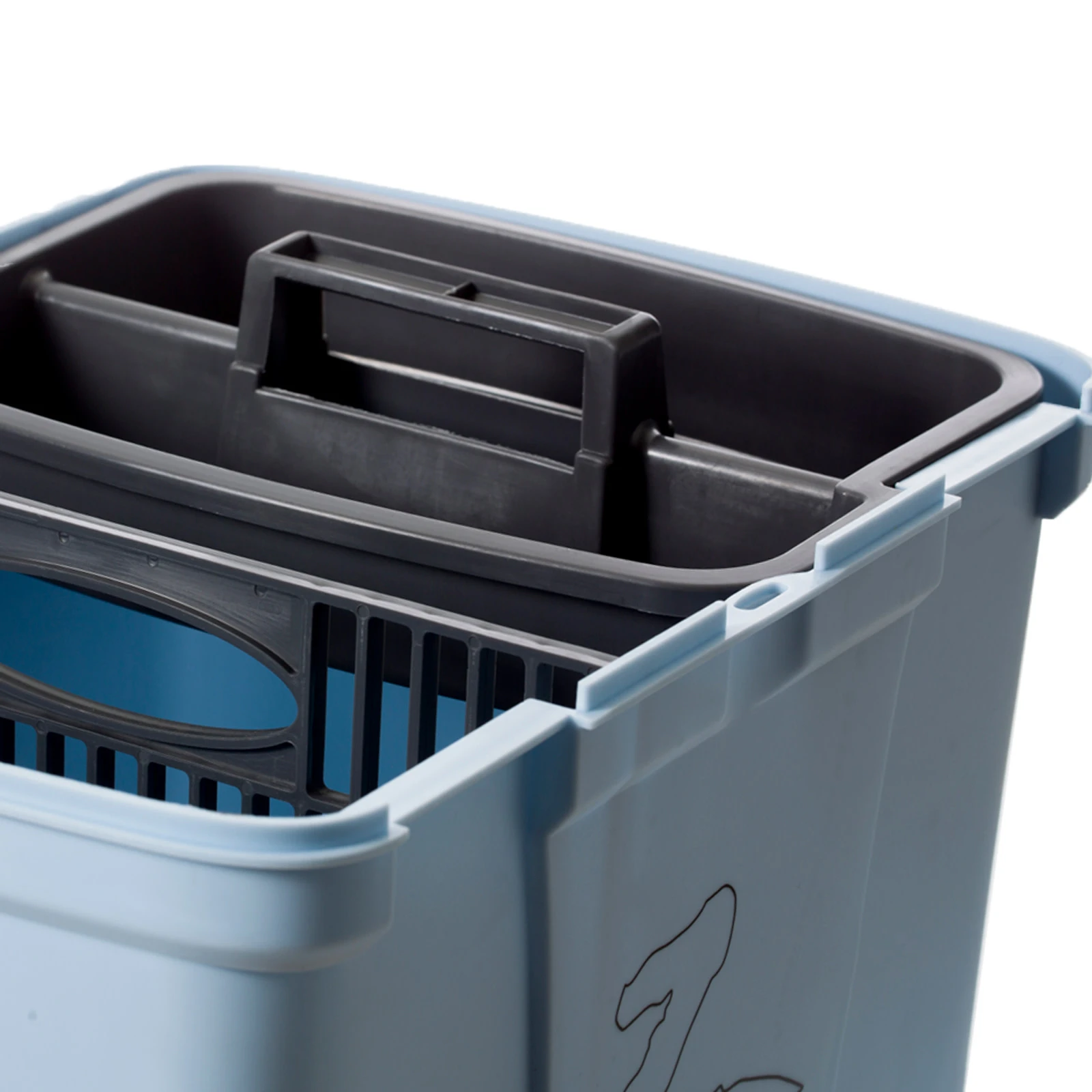 Horze Smart Grooming Box - Baby Light Blue 7 Horze Smart Grooming Box - Baby Light Blue - Image 5