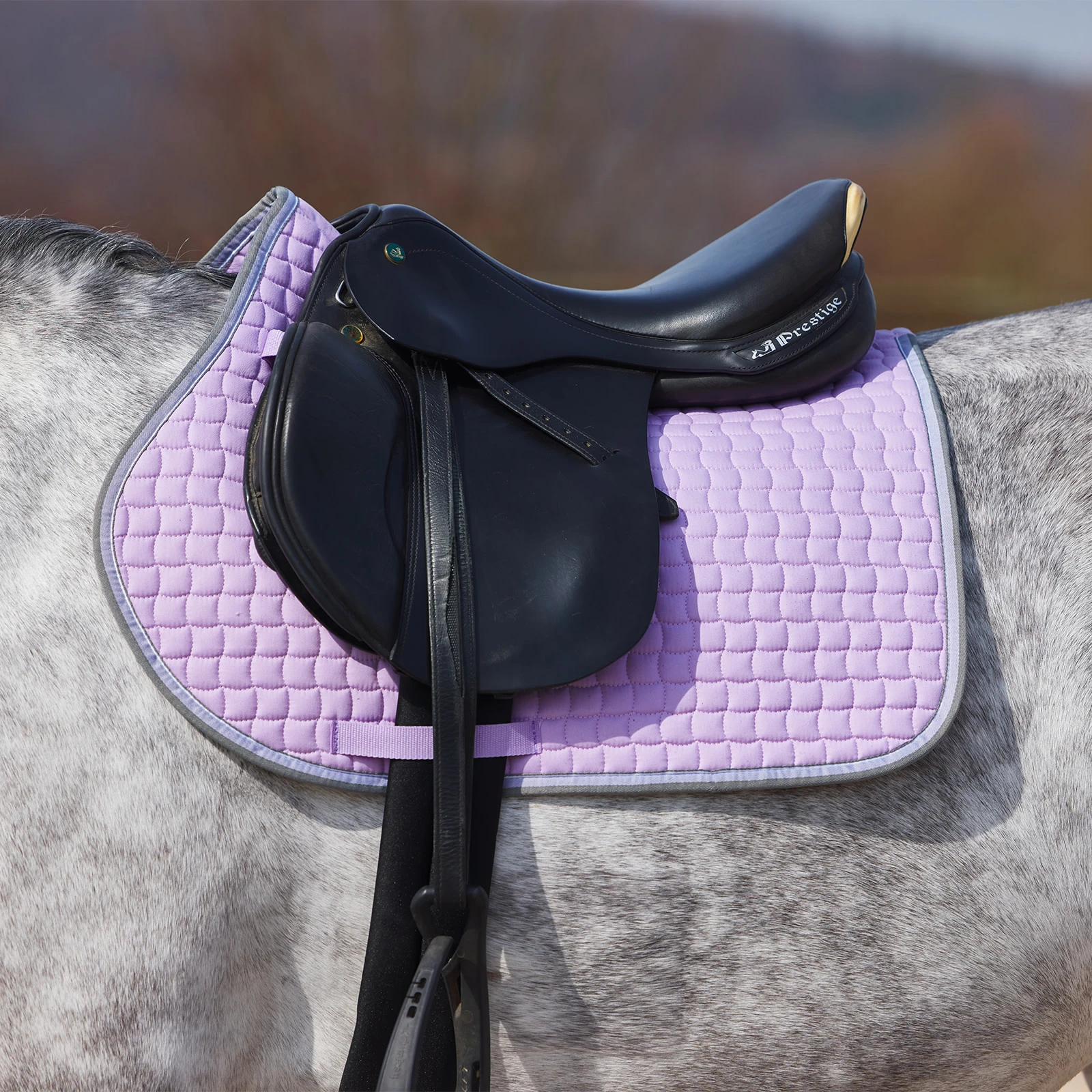 Horze Adepto All Purpose Saddle Pad - Steel Grey 12 Horze Adepto All Purpose Saddle Pad - Steel Grey - Image 10