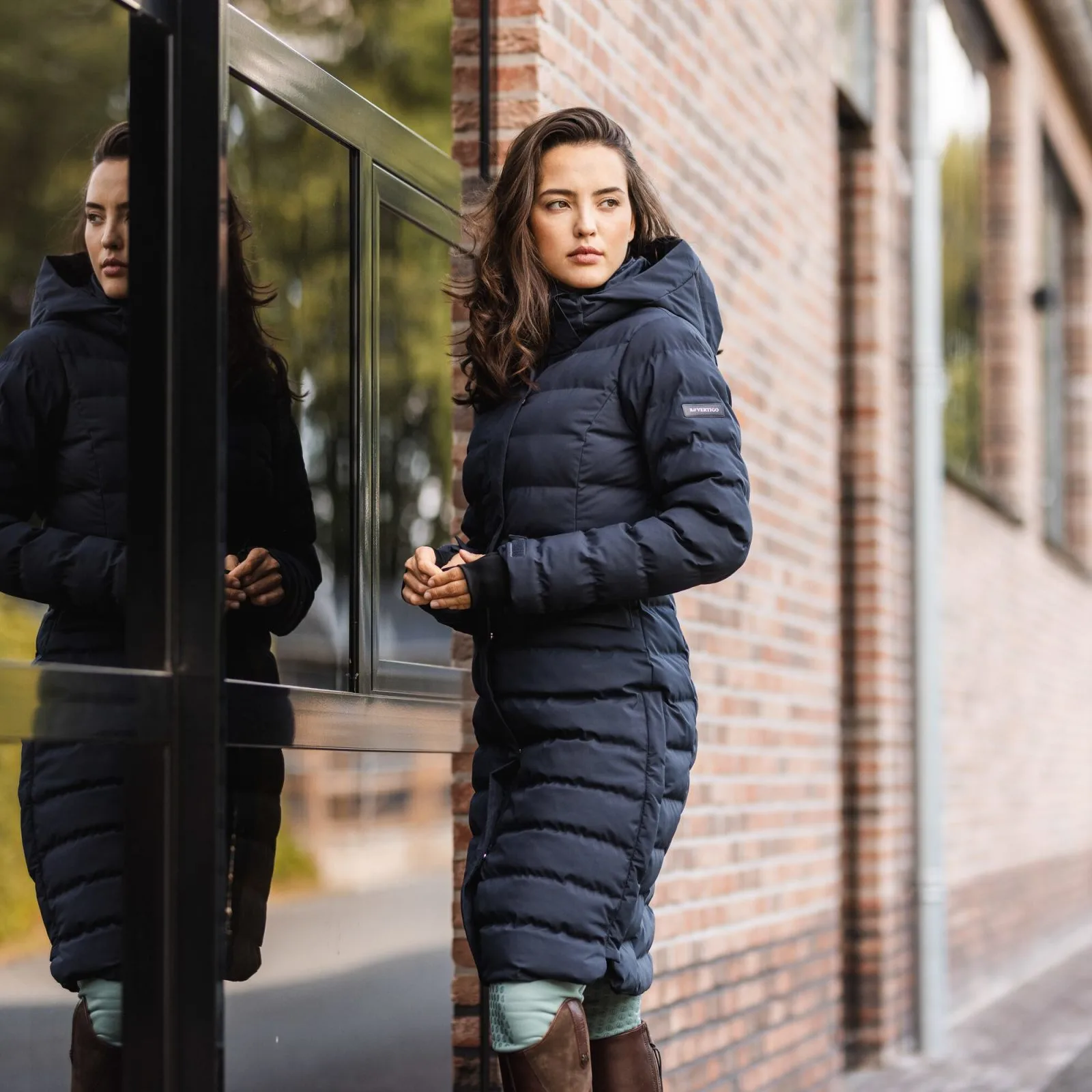 B Vertigo Celeste Womens Waterproof Parka Jacket - Dark Navy 7 B Vertigo Celeste Womens Waterproof Parka Jacket - Dark Navy - Image 5