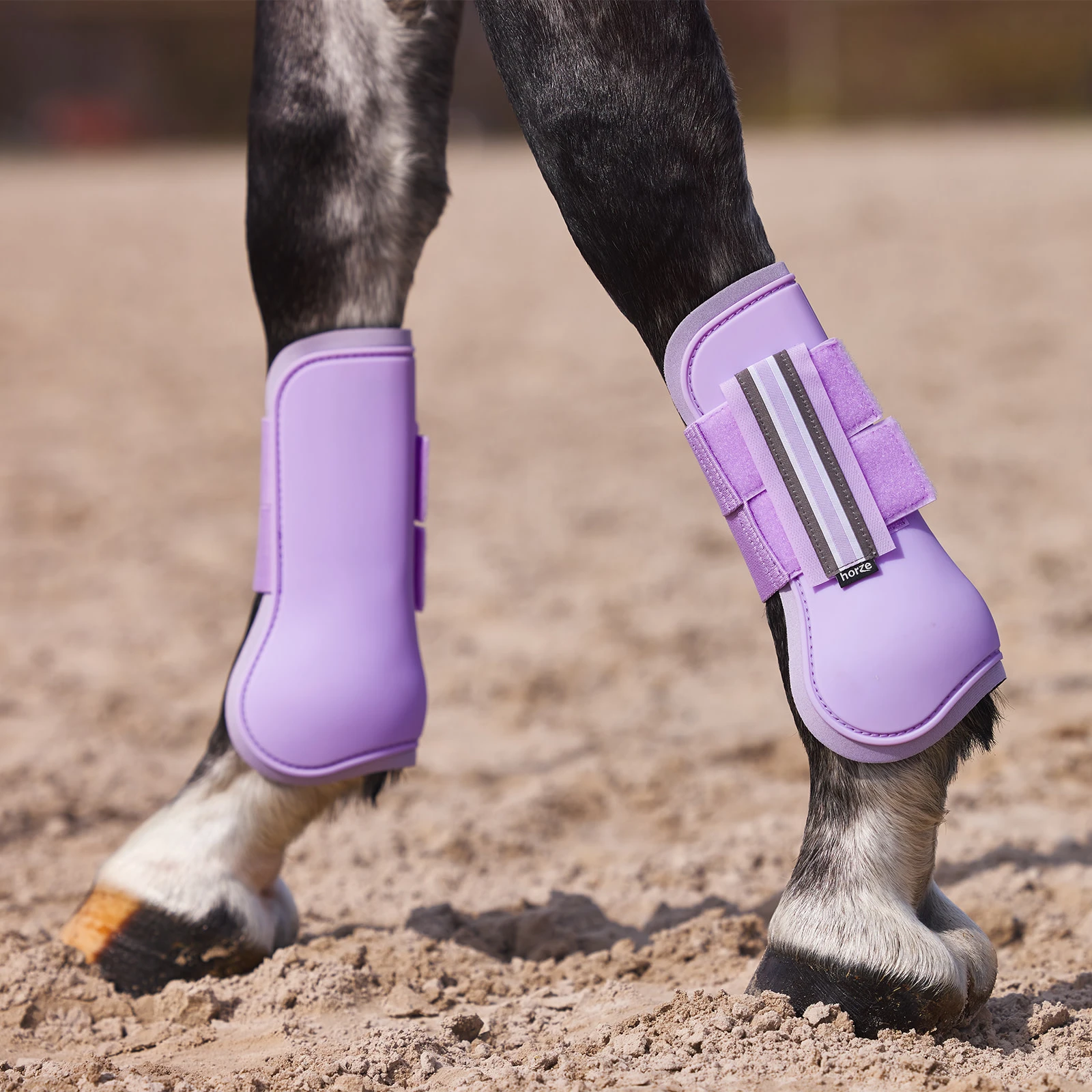 Horze Adepto Tendon Boots - Languid Lavender Purple 4 Horze Adepto Tendon Boots - Languid Lavender Purple - Image 2