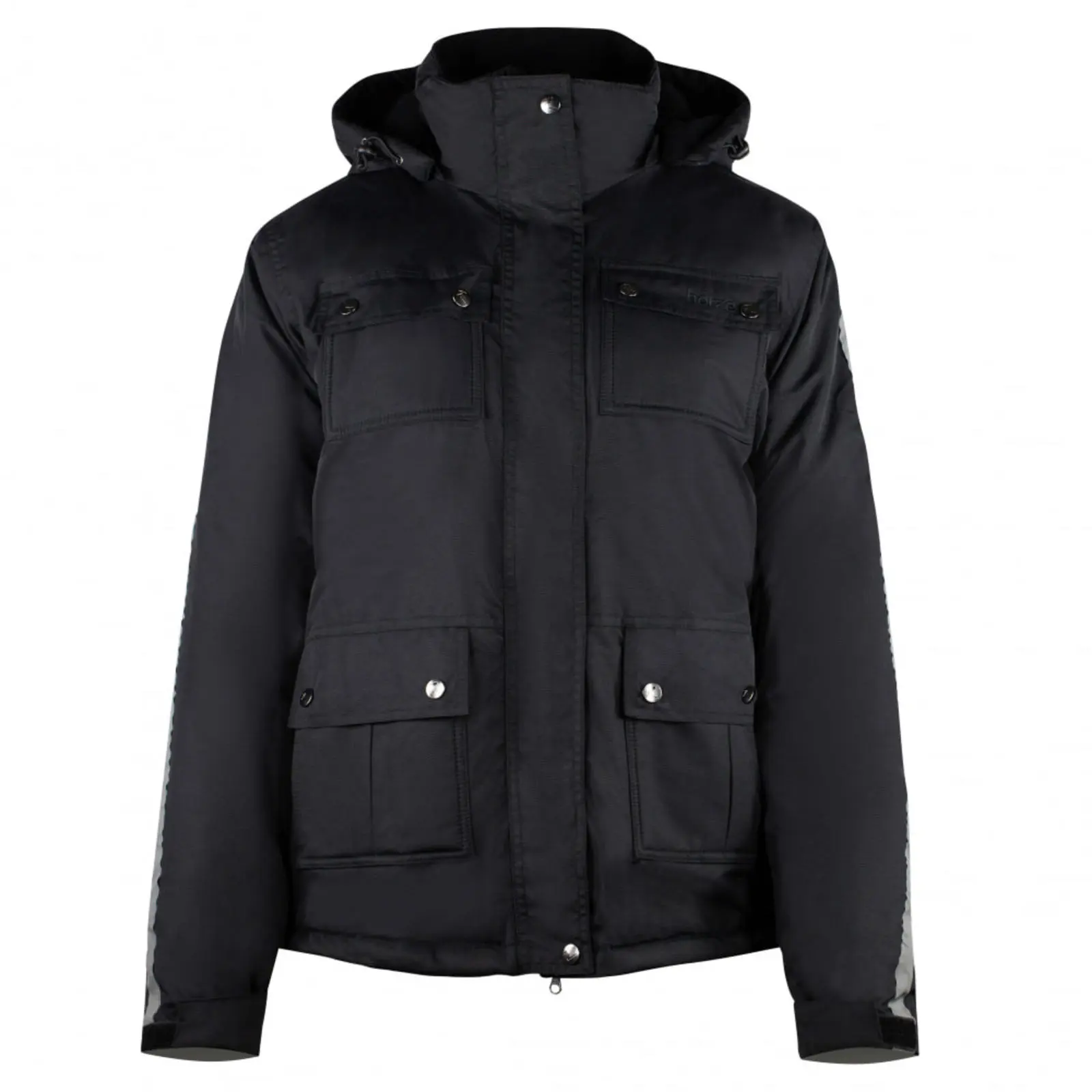 Horze Womens WinterRider Jacket - Black 8 Horze Womens WinterRider Jacket - Black - Image 6