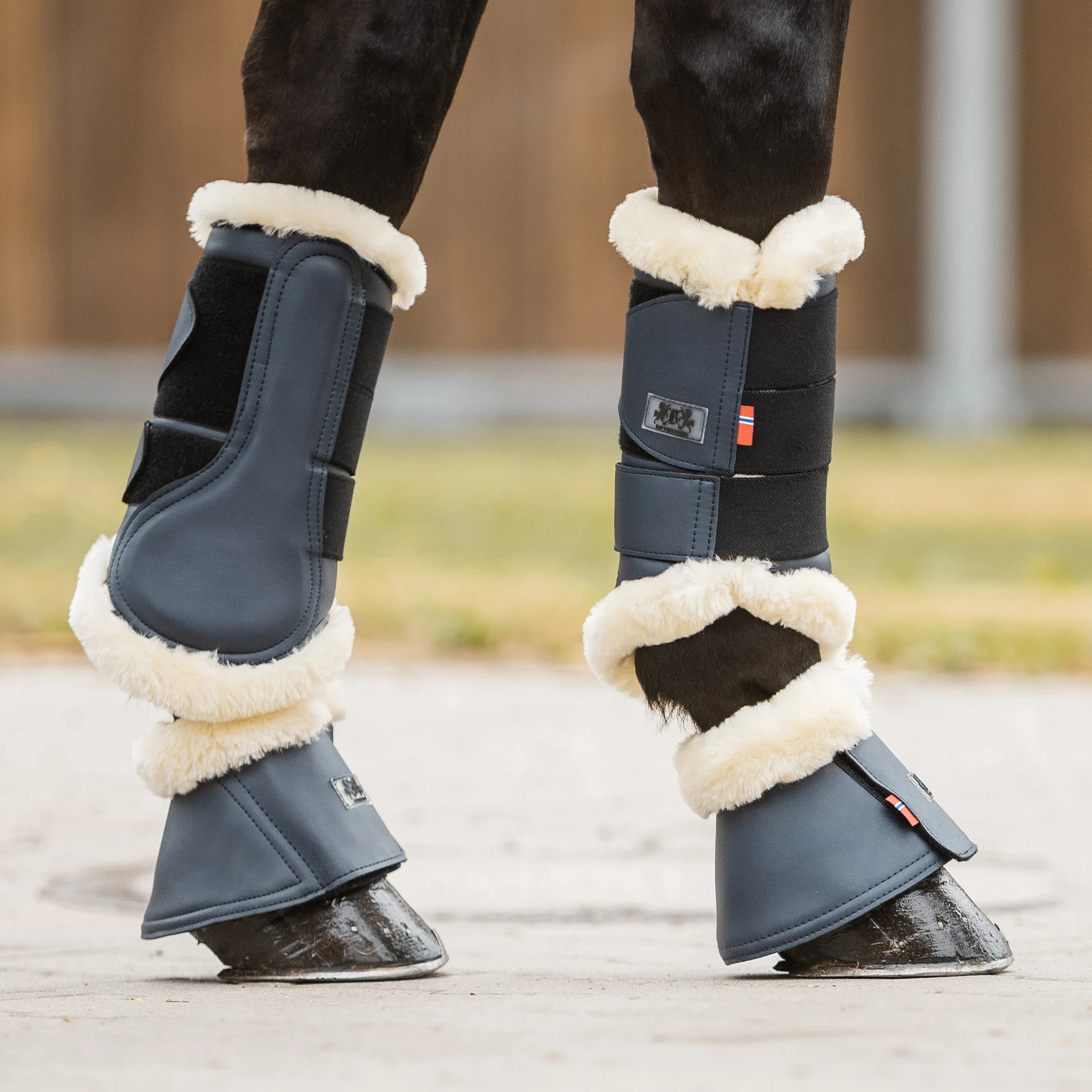 B Vertigo Quinn Brushing Boots - Dark Navy 4 B Vertigo Quinn Brushing Boots - Dark Navy - Image 2