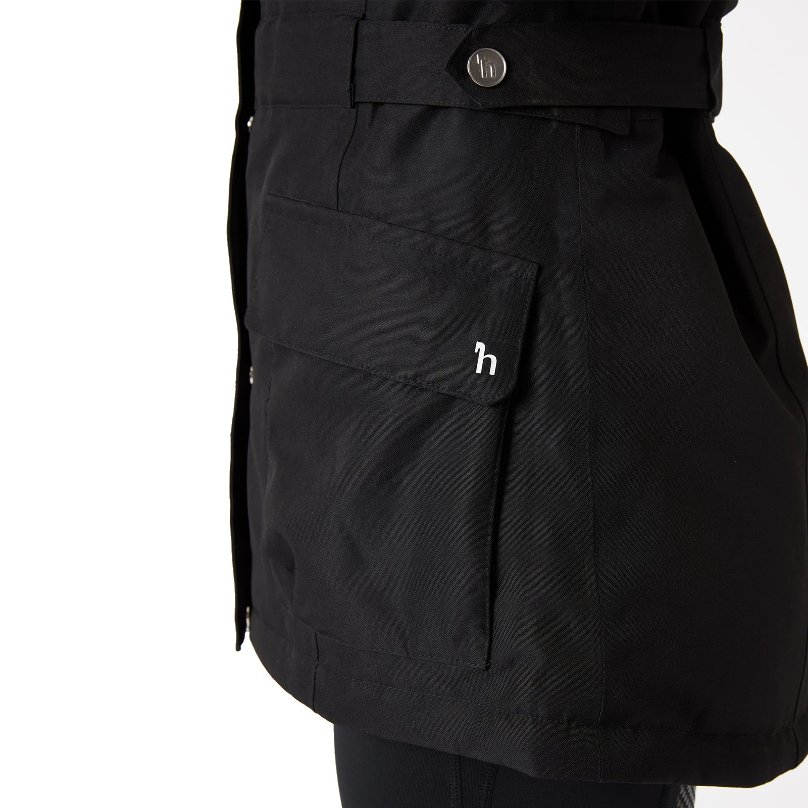 Horze Jadine Womens Winter Jacket - Black 7 Horze Jadine Womens Winter Jacket - Black - Image 5