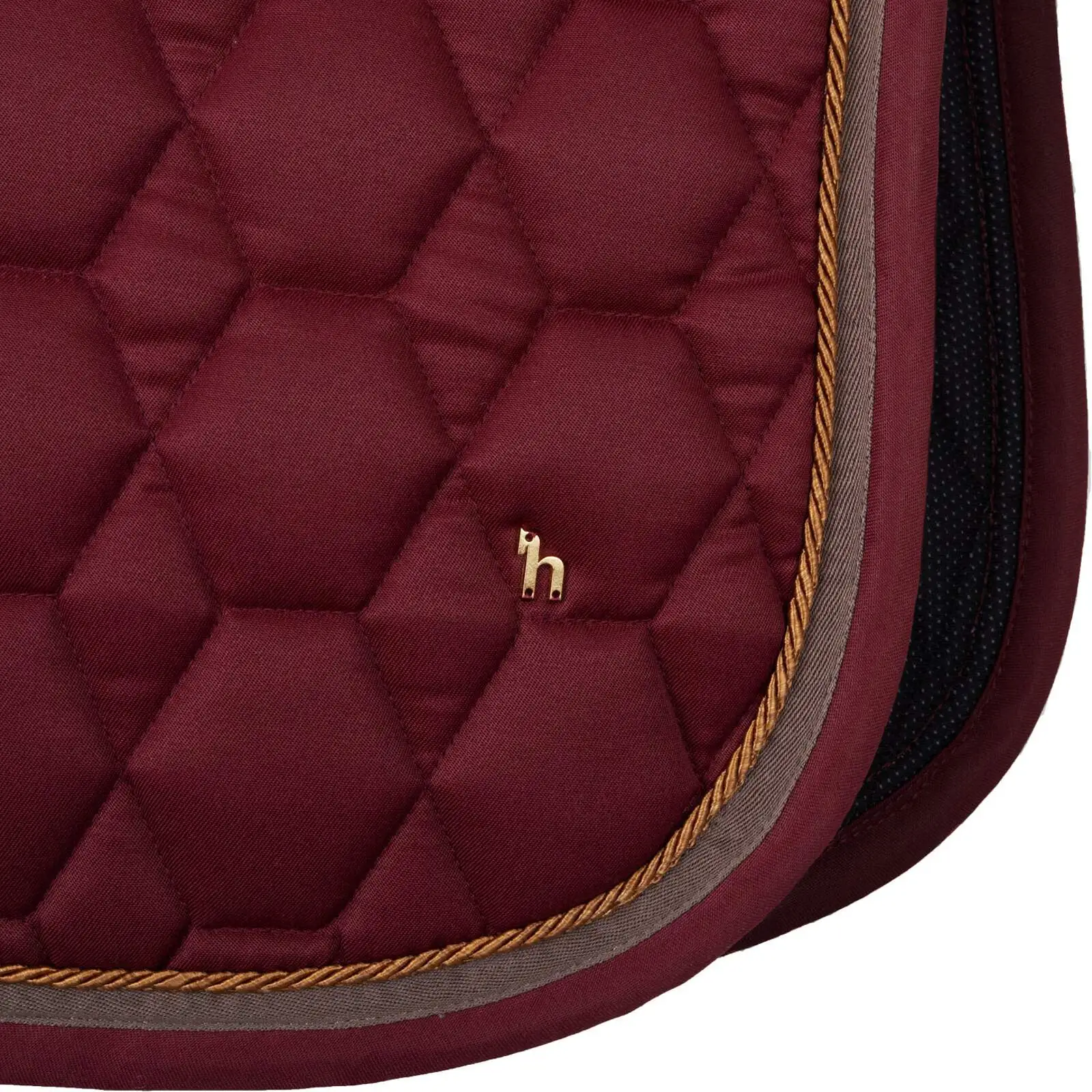 Horze Kenya Anti Slip All Purpose Saddle Pad - Rhubarb Dark Red 4 Horze Kenya Anti Slip All Purpose Saddle Pad - Rhubarb Dark Red - Image 2