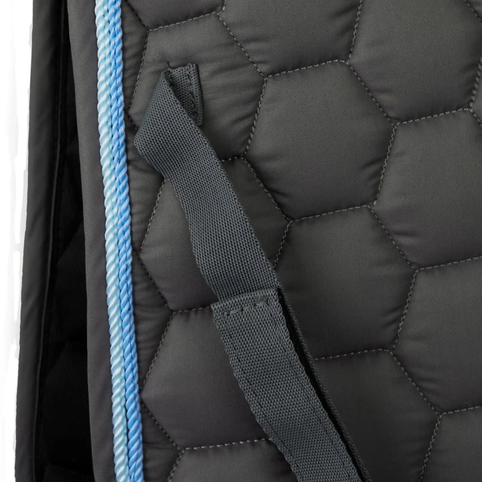 Horze Arizona Double Corded Dressage Saddle Pad - Smoked Pearl Grey 5 Horze Arizona Double Corded Dressage Saddle Pad - Smoked Pearl Grey - Image 3