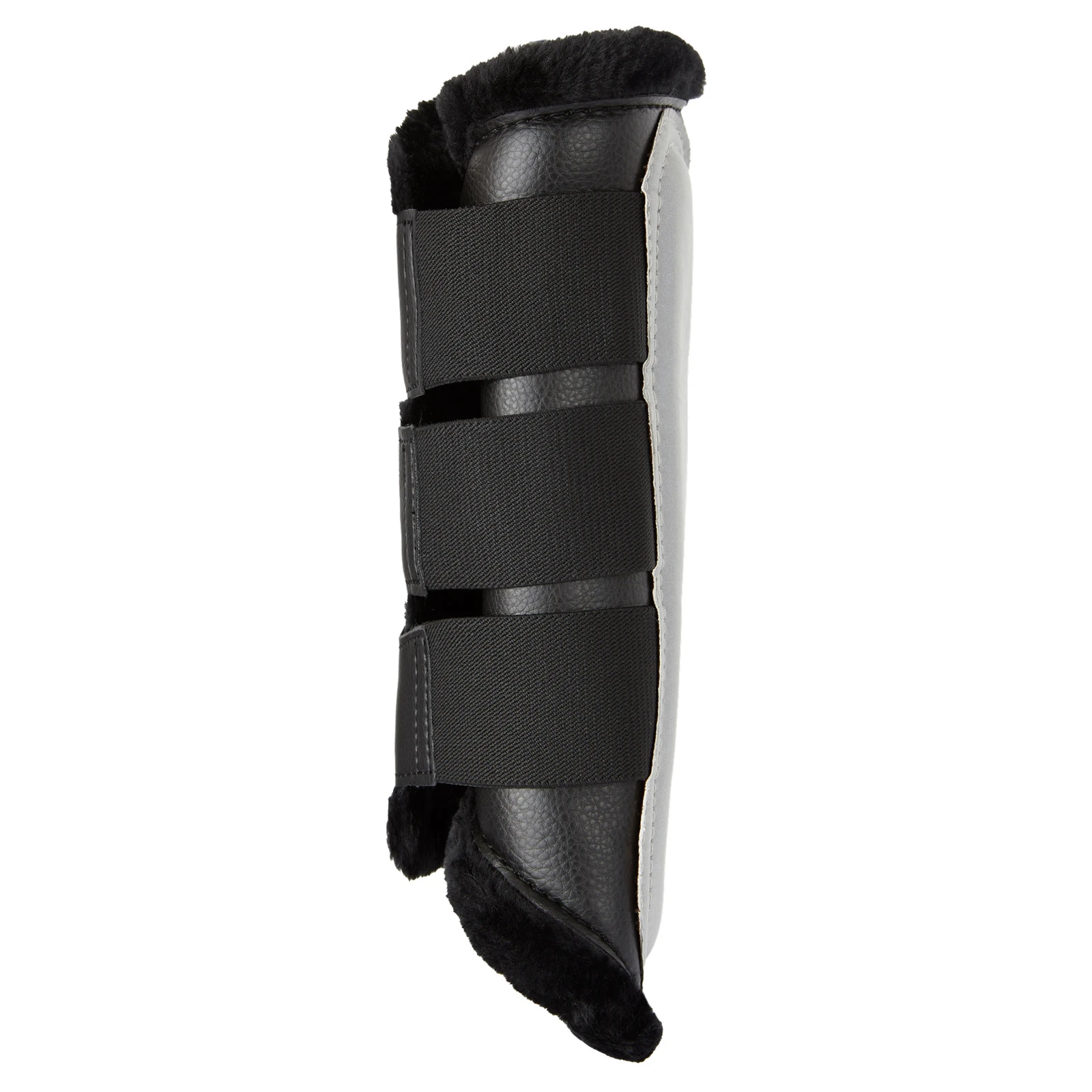 Horze Luminox Reflective Brushing Boots - Black 7 Horze Luminox Reflective Brushing Boots - Black - Image 5