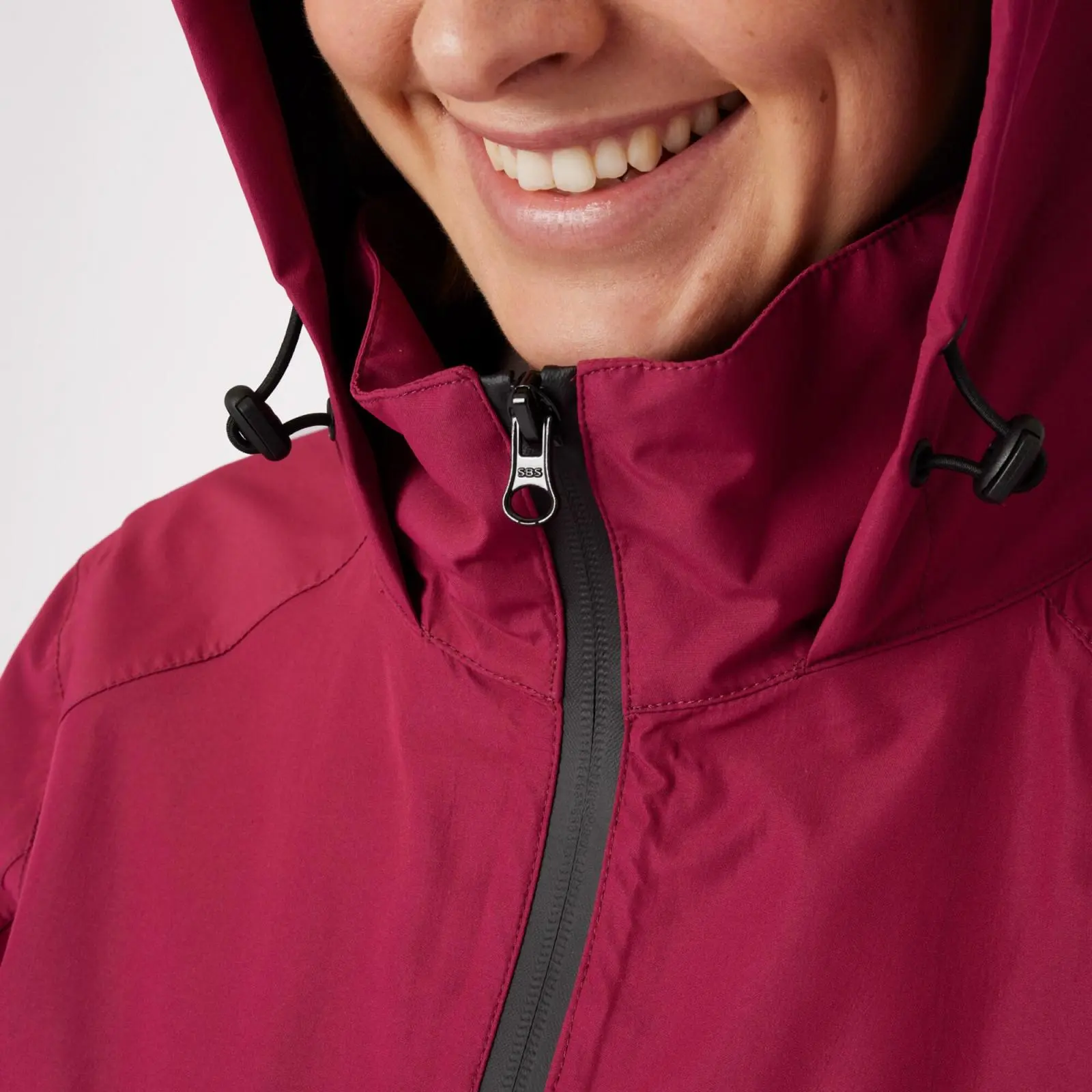 Horze Stella Waterproof Shell Jacket - Anemone Dark Pink 6 Horze Stella Waterproof Shell Jacket - Anemone Dark Pink - Image 4