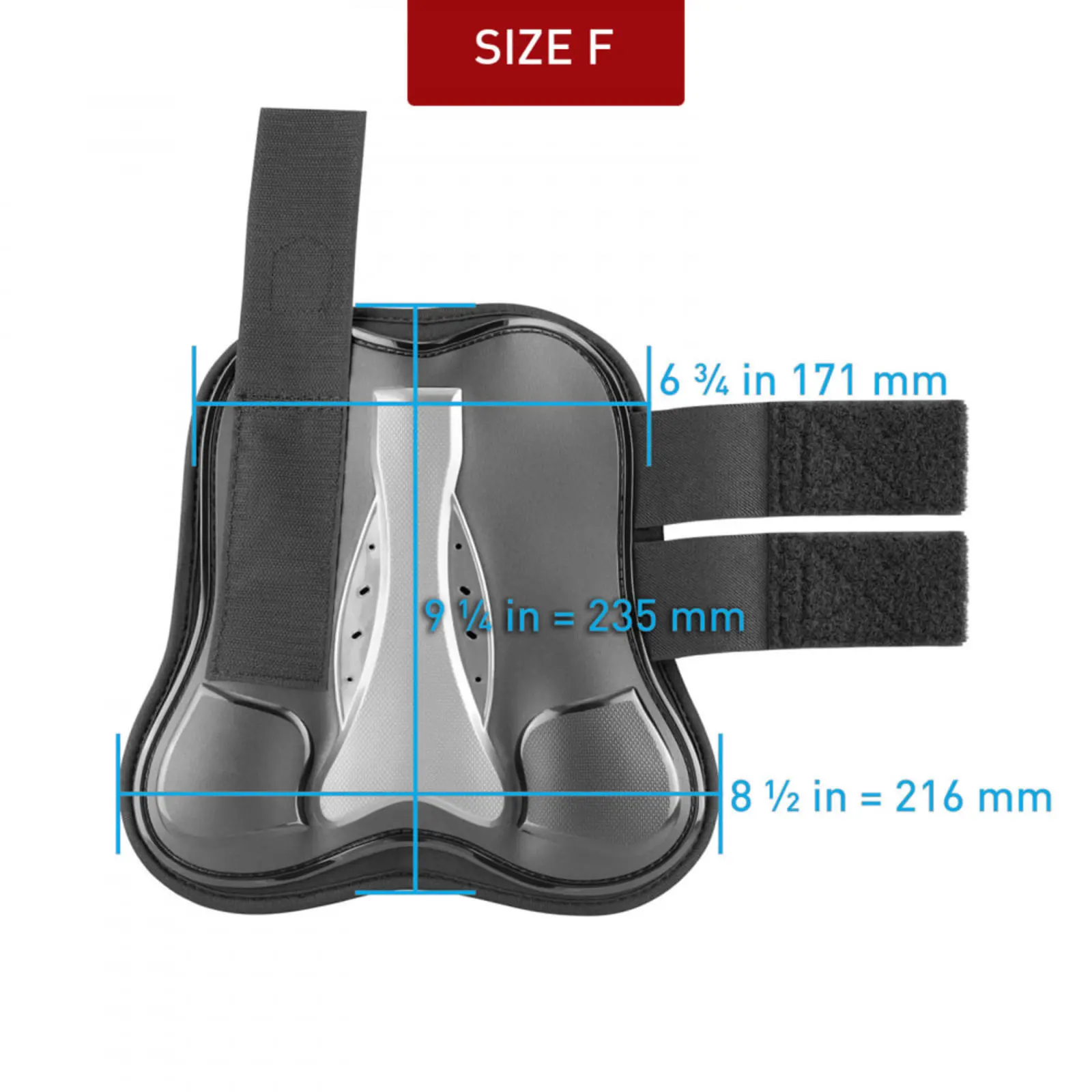 Horze Impact Air Shock Tendon Boots - Black 7 Horze Impact Air Shock Tendon Boots - Black - Image 5