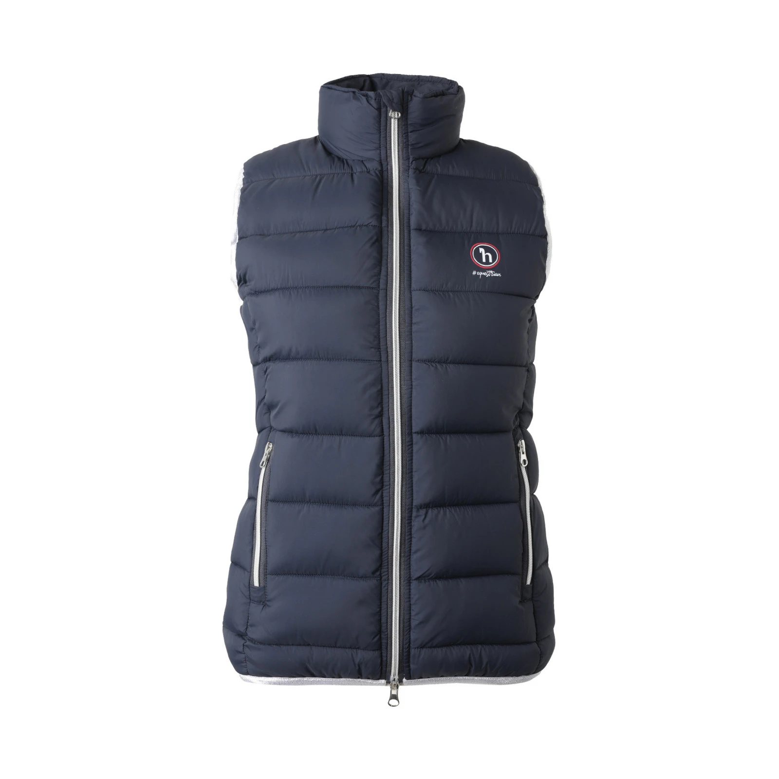 Horze Janea Young Rider Padded Vest - Dark Navy 3 Horze Janea Young Rider Padded Vest - Dark Navy
