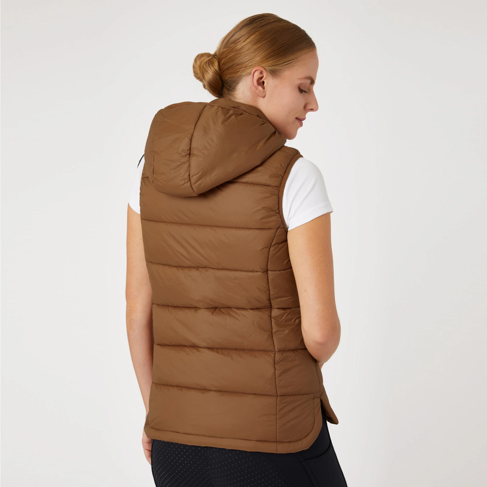 Horze Anne Womens Padded Vest - Caramel Cafe 7 Horze Anne Womens Padded Vest - Caramel Cafe - Image 5