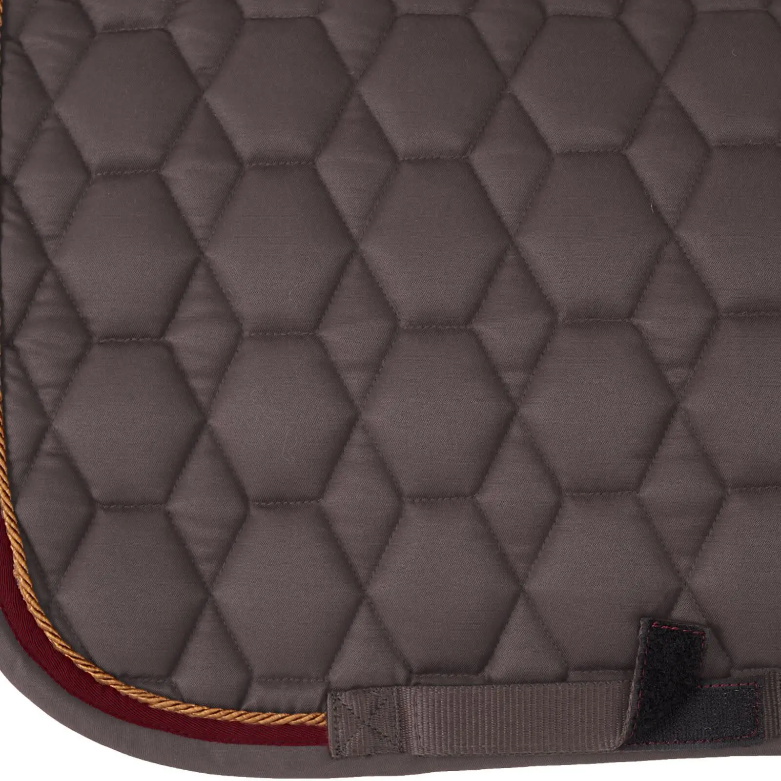 Horze Kenya Anti Slip Dressage Saddle Pad - Iron Grey Brown 5 Horze Kenya Anti Slip Dressage Saddle Pad - Iron Grey Brown - Image 3