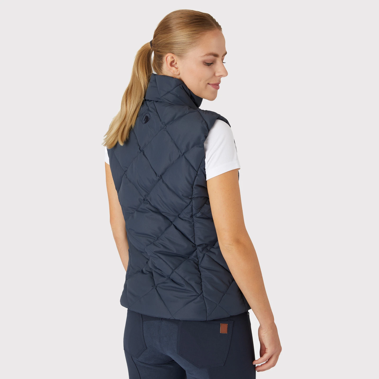 Horze Carola Womens Padded Vest - Inkwell Navy 7 Horze Carola Womens Padded Vest - Inkwell Navy - Image 5