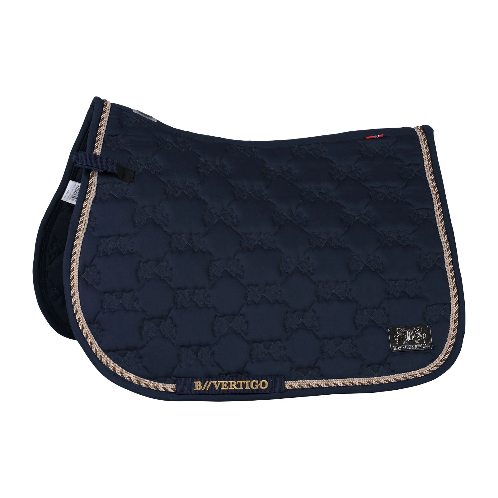 B Vertigo Monaco All Purpose Saddle Pad - Asphalt Dark Grey 5 B Vertigo Monaco All Purpose Saddle Pad - Asphalt Dark Grey - Image 3