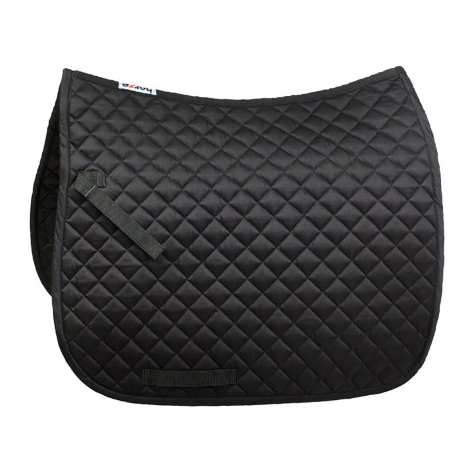 Horze Prinze Dressage Saddle Pad - Black 6 Horze Prinze Dressage Saddle Pad - Black - Image 4