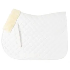 Equinavia Oslo All Purpose Ultra Fleece Square Pad - White/Ivory White