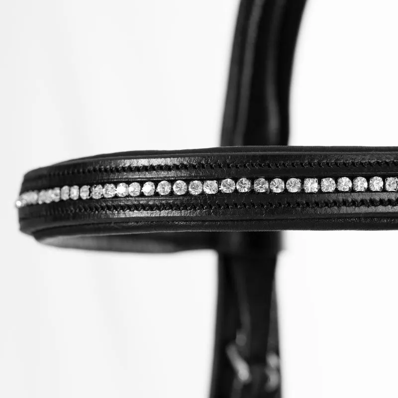 Equinavia Saga Dressage Crank Noseband Bridle W/Reins - Black 4 Equinavia Saga Dressage Crank Noseband Bridle W/Reins - Black - Image 2