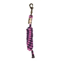 Equinavia Stella Poly Snap Lead Rope - Navy/Bright Pink