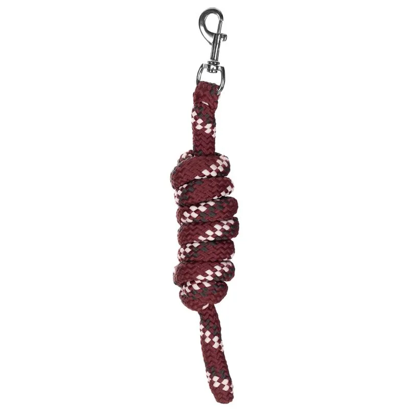 Equinavia Iris Soft Lead W/Snap - Burgandy/White/Grey 3 Equinavia Iris Soft Lead W/Snap - Burgandy/White/Grey