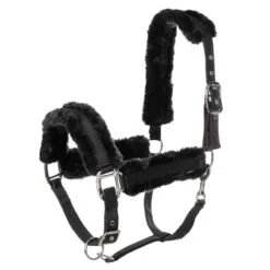 Equinavia Valkyrie Ultra Fleece Breakaway Halter - Black/Black