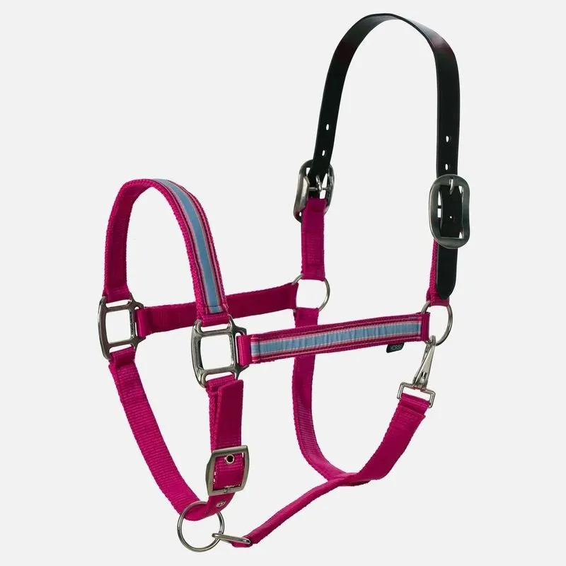 Equinavia Pegasus Ribbon Breakaway Halter - Pink/Blue Preppy Stripe 3 Equinavia Pegasus Ribbon Breakaway Halter - Pink/Blue Preppy Stripe