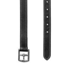 Equinavia Valkyrie Covered Dressage Stirrup Leathers - Black