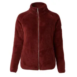 Horze Merida Womens Fleece Jacket - Merlot