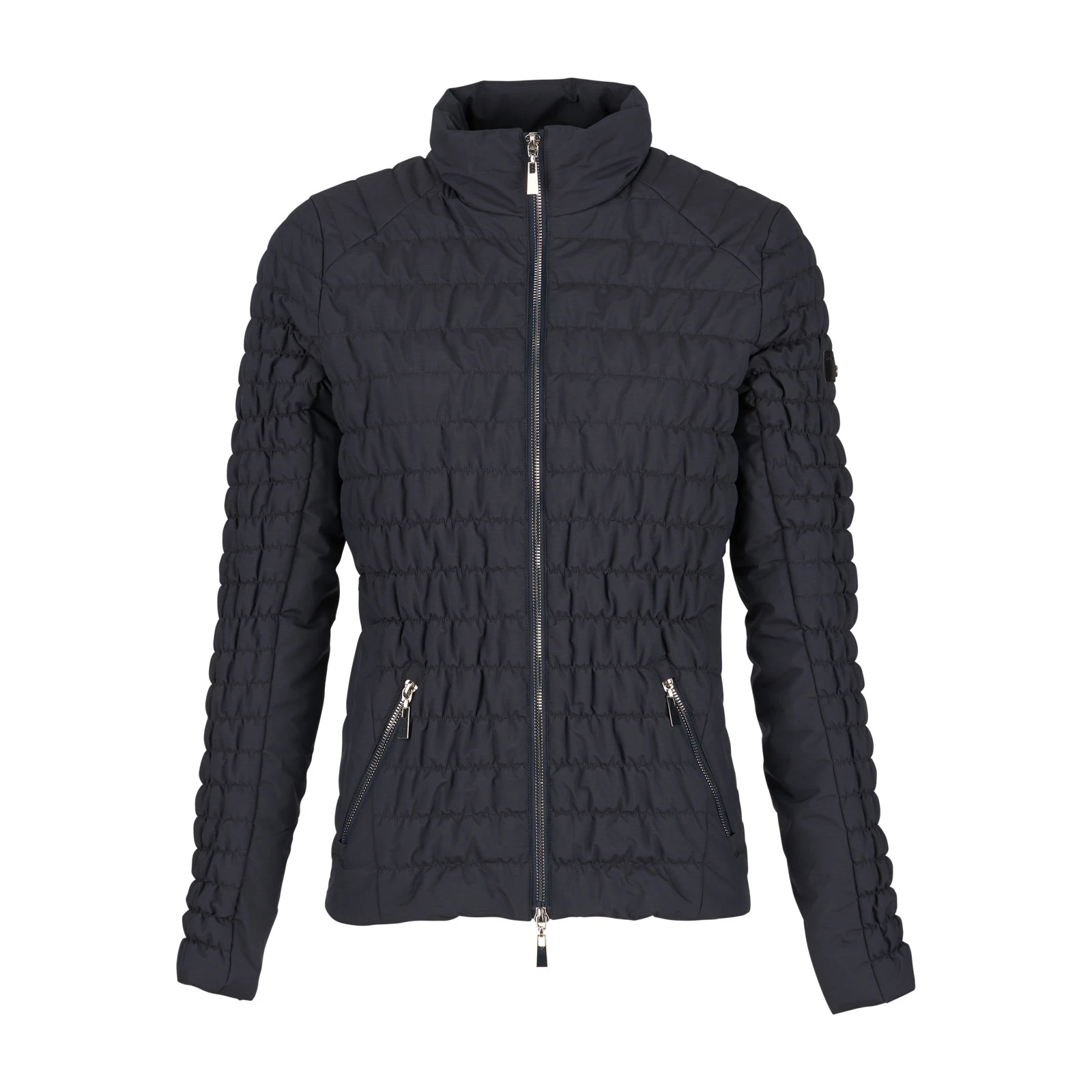 Horze Luna Womens Quilted Stretch Jacket - Dark Navy 3 Horze Luna Womens Quilted Stretch Jacket - Dark Navy