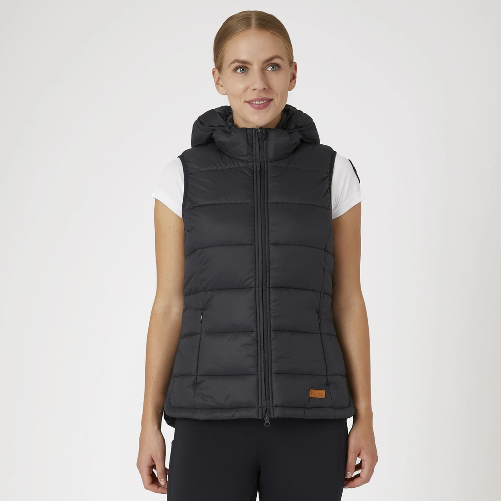 Horze Anne Womens Padded Vest - Dark Navy 6 Horze Anne Womens Padded Vest - Dark Navy - Image 4