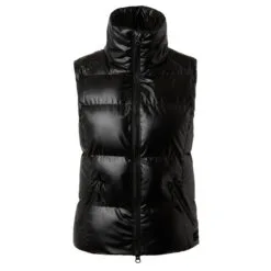 Horze Rianna Womens Shine Padded Vest - Black