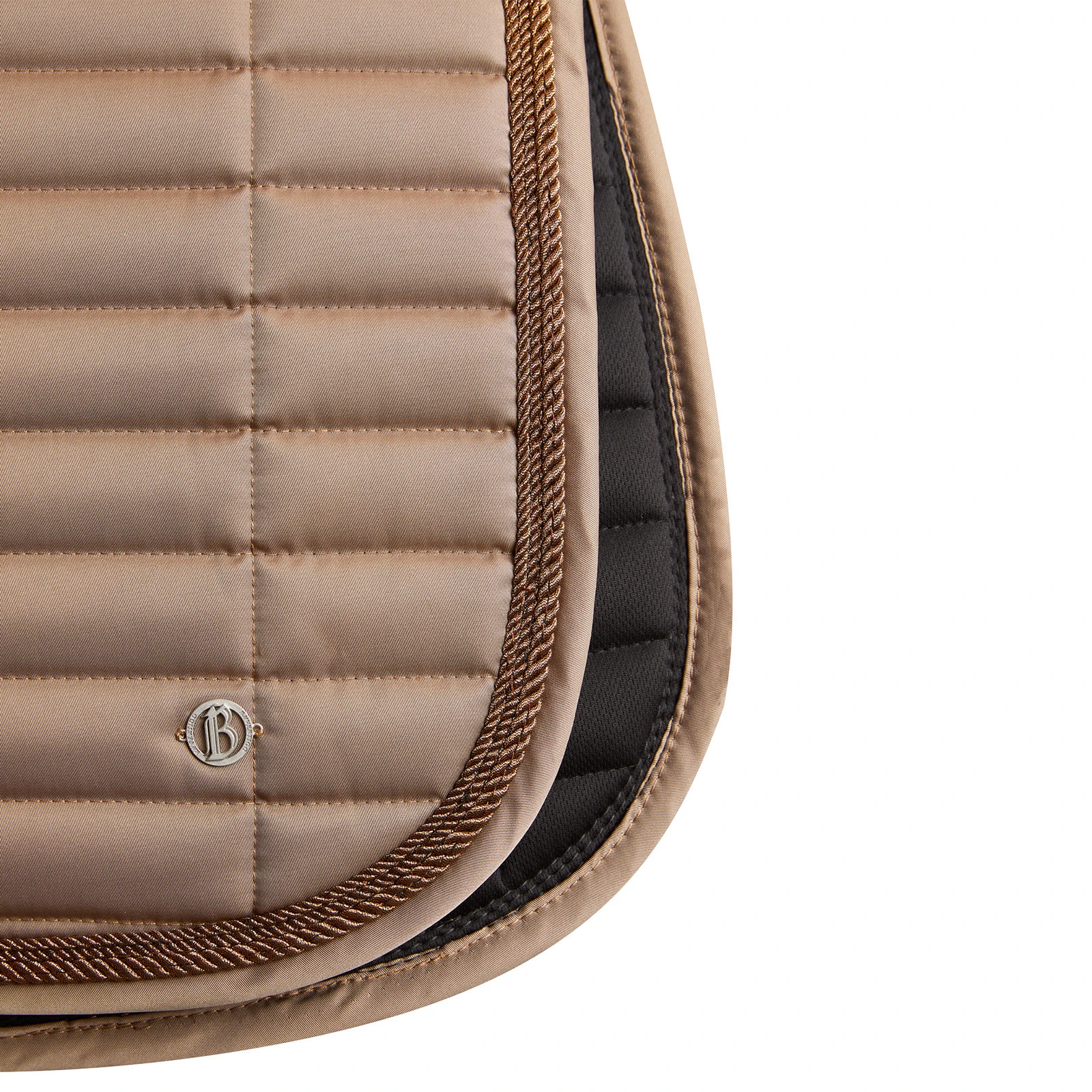 B Vertigo Quinn Dressage Saddle Pad - Shiitake Beige 4 B Vertigo Quinn Dressage Saddle Pad - Shiitake Beige - Image 2